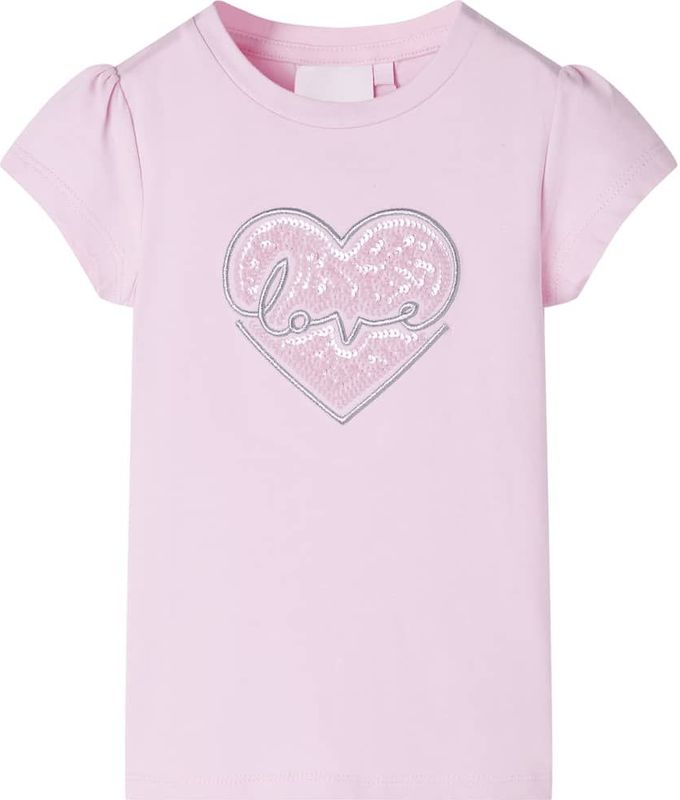 vidaXL Kinder-T-Shirt Hellrosa 140