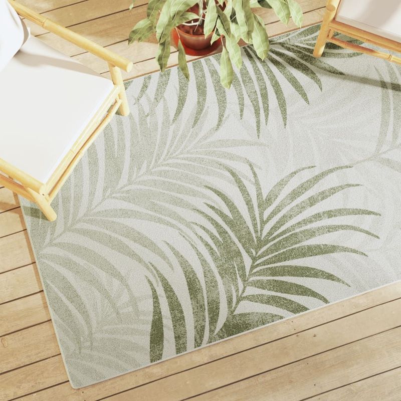 vidaXL Teppich Kurzflor Mehrfarbig 120x180 cm Rutschfest