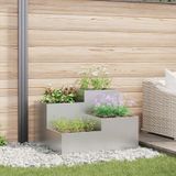 vidaXL Gartenpflanzer 80x80x60 cm Verzinkter Stahl