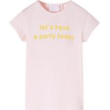 vidaXL Kinder-T-Shirt Zartrosa 140