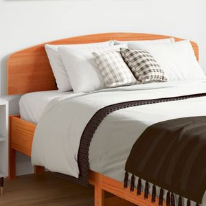 vidaXL Kopfteil Wachsbraun 120 cm Massivholz Kiefer