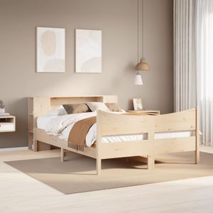 vidaXL Massivholzbett ohne Matratze 120x200 cm Kiefernholz