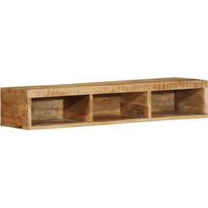 vidaXL TV-Wandschrank 100x30x19 cm Raues Mangoholz