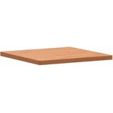 vidaXL Tischplatte 80x80x4 cm Quadratisch Massivholz Buche