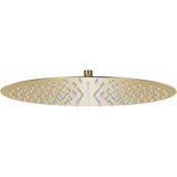 vidaXL Regenbrause Edelstahl 40 cm Rund Golden