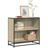 vidaXL Bücherregal Sonoma-Eiche 80,5x35x76 cm Holzwerkstoff