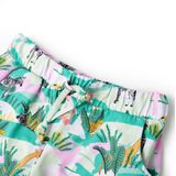 vidaXL Kindershorts mit Kordelzug Helles Minzgrün 140