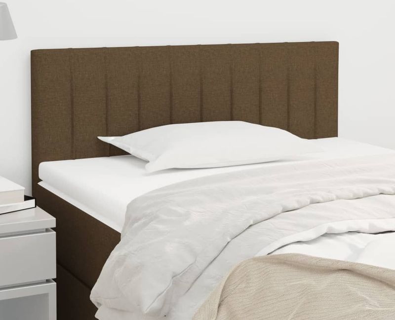 vidaXL Kopfteil Dunkelbraun 80x5x78/88 cm Stoff