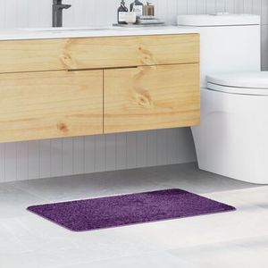 vidaXL Badematte Rechteckig Lila 50x80 cm Polypropylen Rutschfest