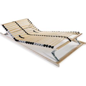 vidaXL Lattenrost mit 28 Latten 7 Zonen 80x200 cm