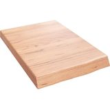 vidaXL Waschtischplatte Hellbraun 40x60x(2-6) cm Massivholz Behandelt