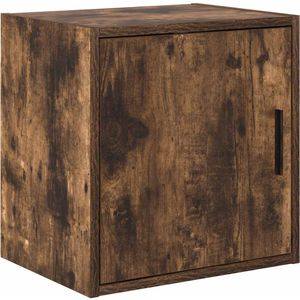 vidaXL Garagen-Wandschrank Räuchereiche Holzwerkstoff