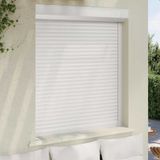 vidaXL Rollladen Aluminium 110x130 cm Weiß