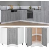 vidaXL Küchenschrank Grau Sonoma 75,5x75,5x81,5 cm Holzwerkstoff