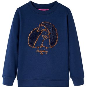 vidaXL Kinder-Sweatshirt Marineblau 92