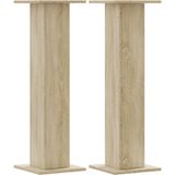 vidaXL Pflanzenständer 2 Stk. Sonoma-Eiche 30x30x95 cm Holzwerkstoff