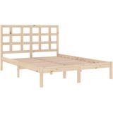 vidaXL Massivholzbett 120x190 cm