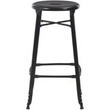 vidaXL Barhocker 6 Stk. Schwarz Stahl