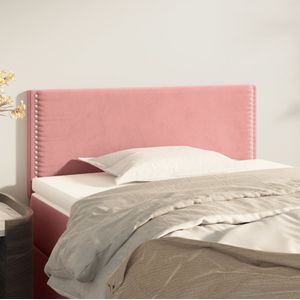 vidaXL Kopfteil Rosa 90x5x78/88 cm Samt