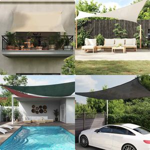 vidaXL Sonnensegel 160 g/m² Rechteckig Gelb 3,5x5 m HDPE