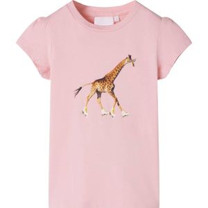 vidaXL Kinder-T-Shirt Hellrosa 140