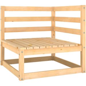 vidaXL Garten-Ecksofa Massivholz Kiefer