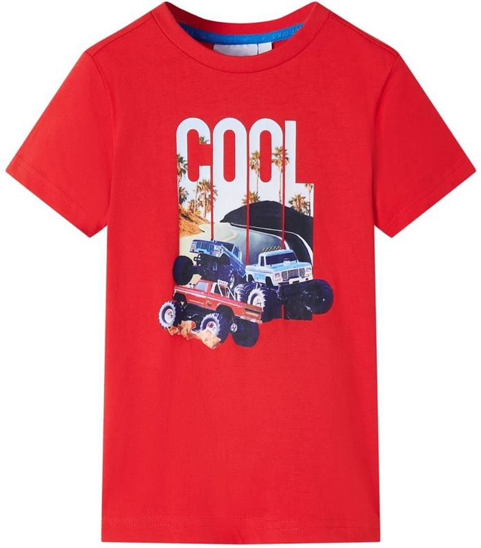 vidaXL Kinder-T-Shirt Rot 116