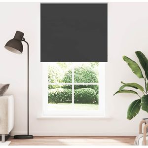 vidaXL Verdunkelungsrollo Schwarz 130x210 cm Stoffbreite 126,6 cm