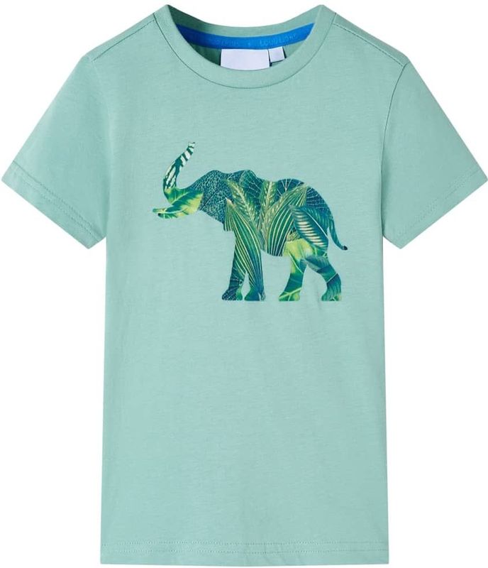 vidaXL Kinder-T-Shirt Helles Khaki 116