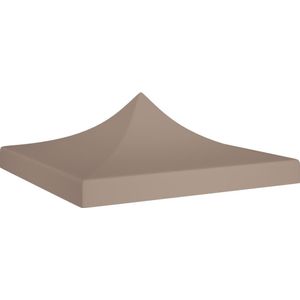 vidaXL Partyzelt-Dach 2x2 m Taupe 270 g/m²