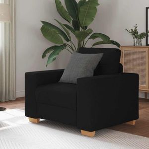 vidaXL Sessel Schwarz 60 cm Stoff