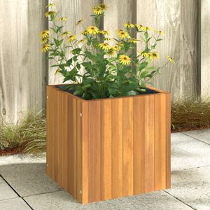 vidaXL Pflanzkübel 35x35x35 cm Massivholz Akazie
