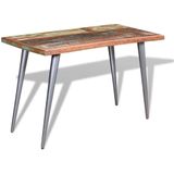 vidaXL Esstisch Altholz Massiv 120x60x76 cm