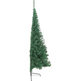 vidaXL Künstlicher Halb-Weihnachtsbaum mit Ständer Grün 240 cm PVC