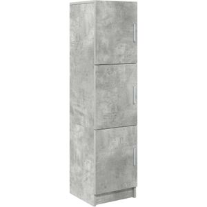 vidaXL Graues Sideboard Beton Grau Spanplatte Groß Sideboard
