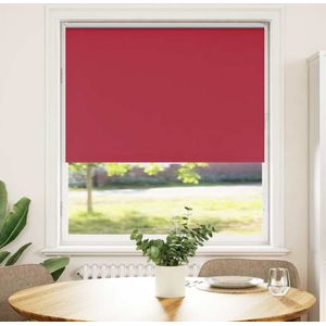 vidaXL Verdunkelungsrollo Rot 90x175 cm Stoffbreite 85,7 cm Polyester