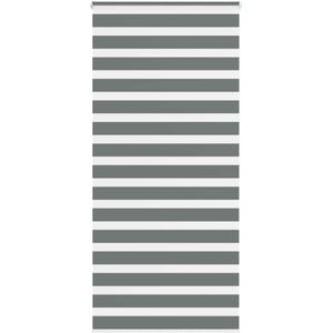 vidaXL Zebrarollo Dunkelgrau 95x200 cm Stoffbreite 90,9 cm Polyester
