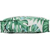 vidaXL Outdoor-Kissen Blattmuster Polyester 50 x 12 x 40 cm