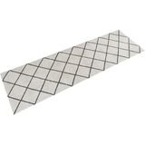 vidaXL Küchenteppich Waschbar Quadrat 60x180 cm Samt