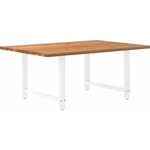 vidaXL Esstisch Hellbraun 180x120x74 cm Massivholz Eiche Rechteckig