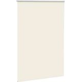 vidaXL Verdunkelungsrollo Cremeweiß 110x150cm Stoffbreite 105,7cm