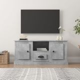 vidaXL TV-Schrank Betongrau 100x35,5x45 cm Holzwerkstoff