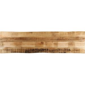 vidaXL Tischplatte mit Baumkante 160x40x2,5 cm Raues Mango Massivholz