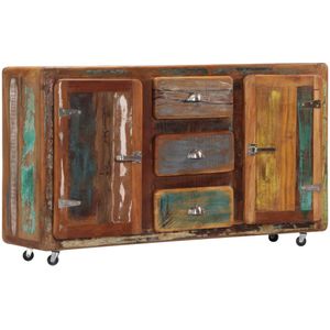 vidaXL Sideboard 150x43x86 cm Altholz Massiv