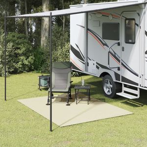 vidaXL Zeltteppich Creme 2,5x2 m