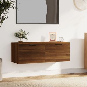 vidaXL Wandschrank Braun Eichen-Optik 100x36,5x35 cm Holzwerkstoff