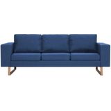 vidaXL 3-Sitzer-Sofa Stoff Blau