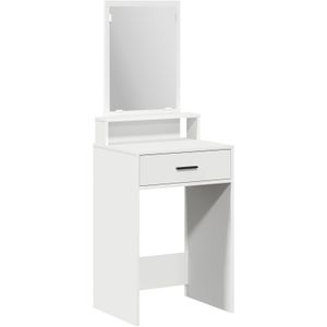 vidaXL Schminktisch mit Schubladen Weiß 50x41x140 cm