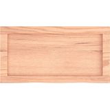 vidaXL Waschtischplatte Hellbraun 60x30x(2-4) cm Massivholz Behandelt