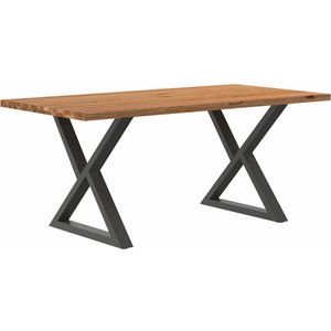 vidaXL Esstisch Hellbraun 180x90x74 cm Massivholz Eiche Rechteckig